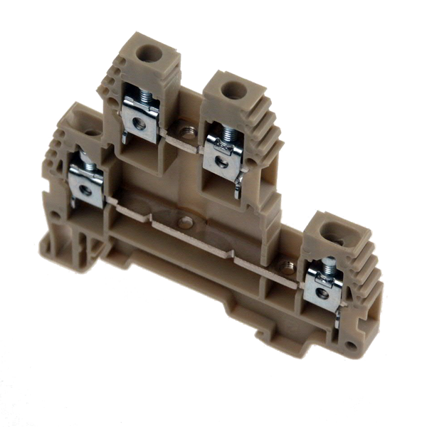 ERD4BEIGE - Double Deck Screw Terminal - Price Per 1