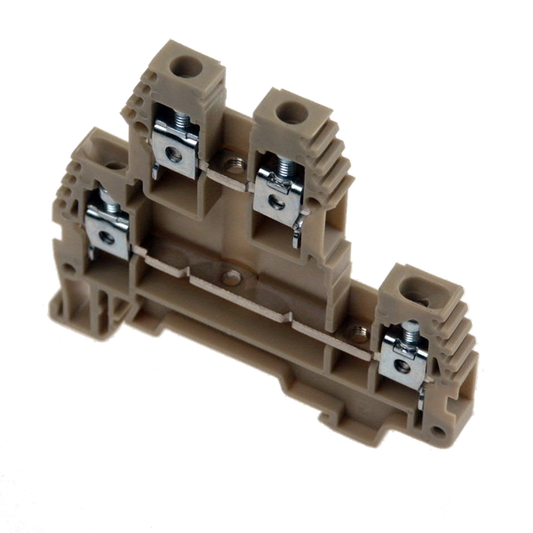 ERD2.5BEIGE - Double Deck Screw Terminal - Price Per 1