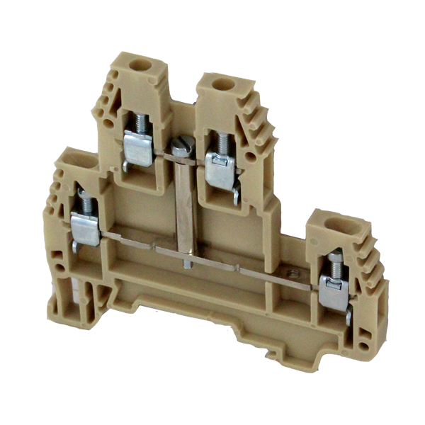 ERD2.5VBEIGE - Double Deck Screw Terminal - Price Per 20