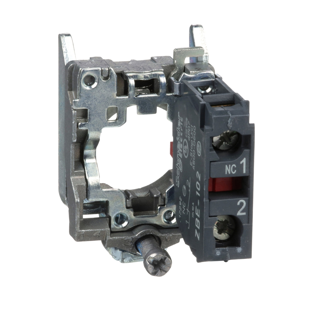 Schneider - ZB4BZ102 - Push Button Body - with 1 N/C Contact